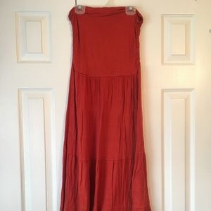 Burnt orange dress/skirt